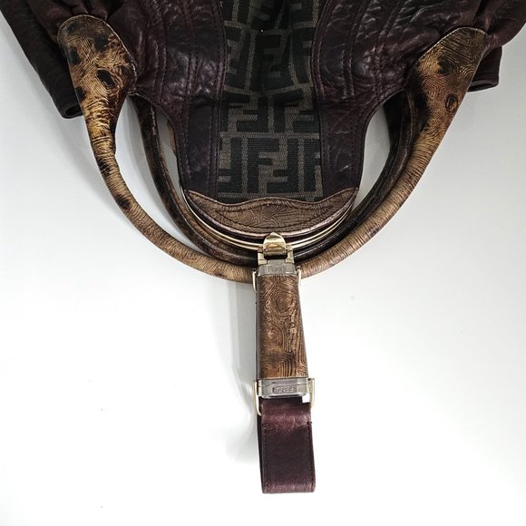 FENDI Zucca Tortuga Spy Bag -LIMITED EDITION! VINTAGE! - Picture 6 of 16